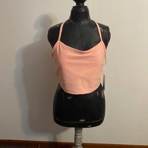 Johnny Was Calme Peach Cross Back Cami, size XL